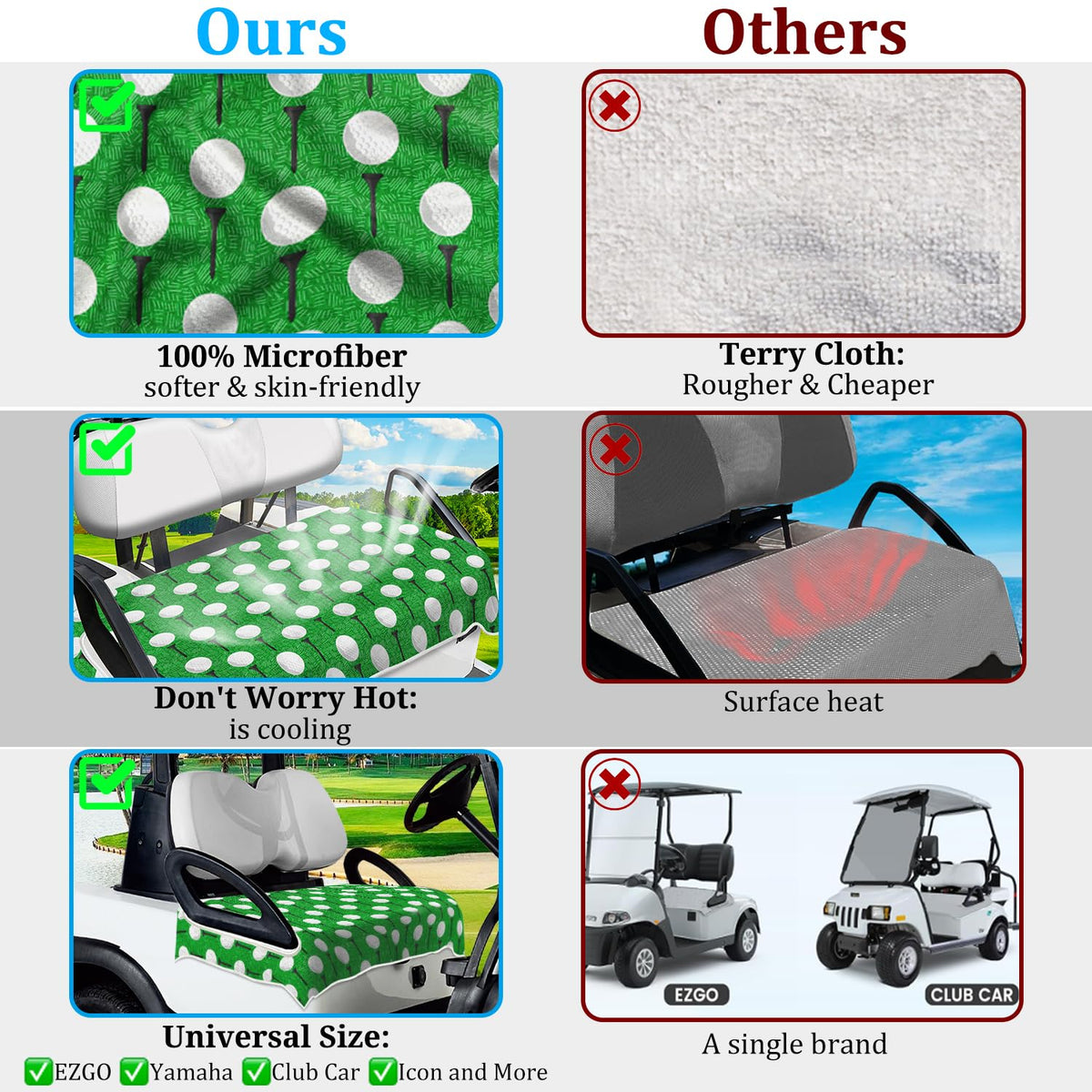 ENYORSEL microfiber seat blanket highlights soft, absorbent fabric for all seasons
