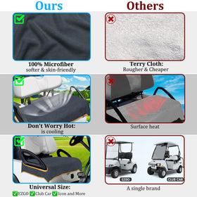 ENYORSEL breathable golf cart seat cover keeps you cool on hot days.
