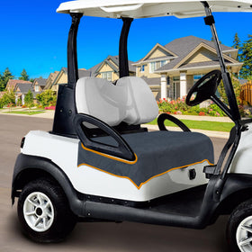 ENYORSEL dark-gray cover complements golf carts with a sleek look.