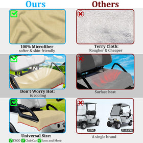 ENYORSEL khaki seat cover adds durable protection and style.