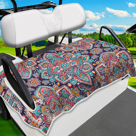 ENYORSEL ENYORSE mandala-02 seat cover keeps golf carts cool and protected