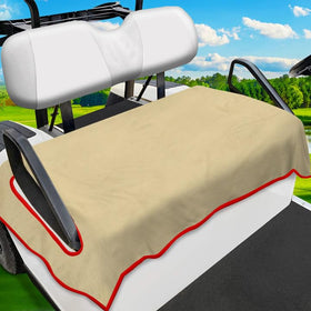 ENYORSEL universal-fit golf cart seat cover protects seats during rides.