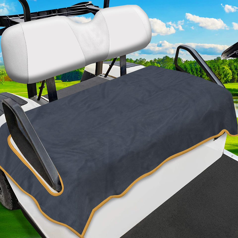 ENYORSEL universal-fit golf cart seat covers for 51x30 inches keep seats dry.