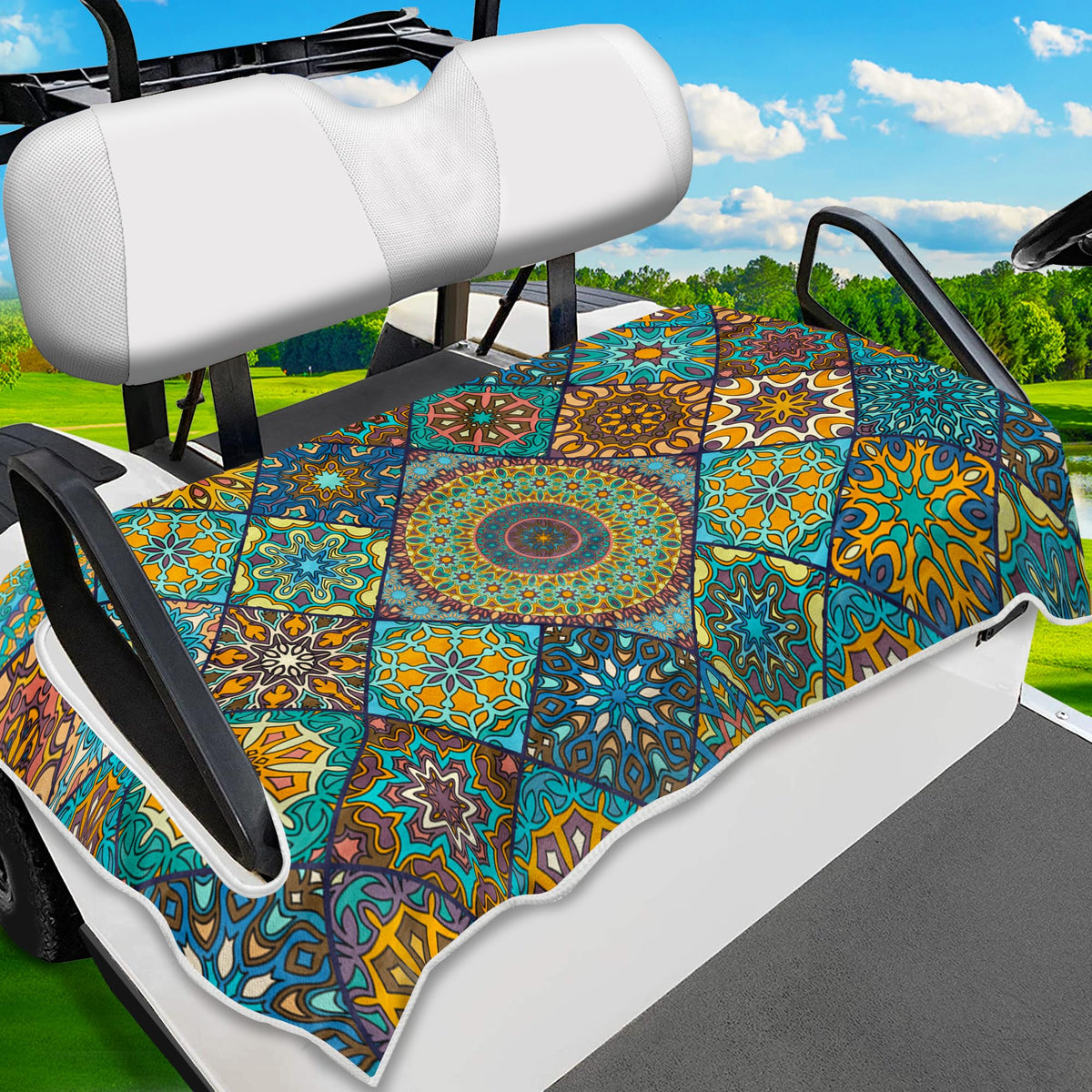 ENYORSEL ENYORSE mandala-pattern seat covers for stylish protection
