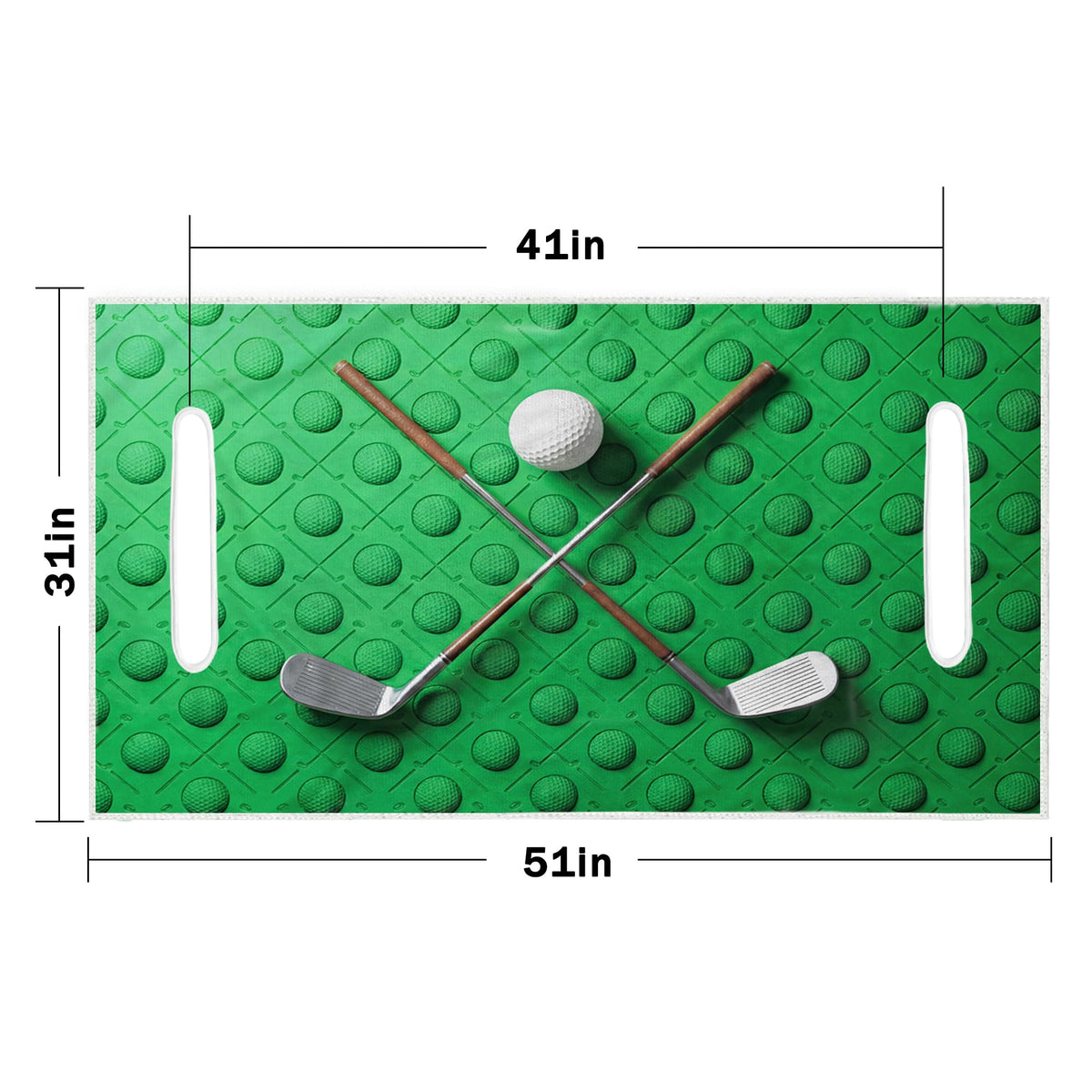 ENYORSEL golf-themed pattern adds style to your ride.