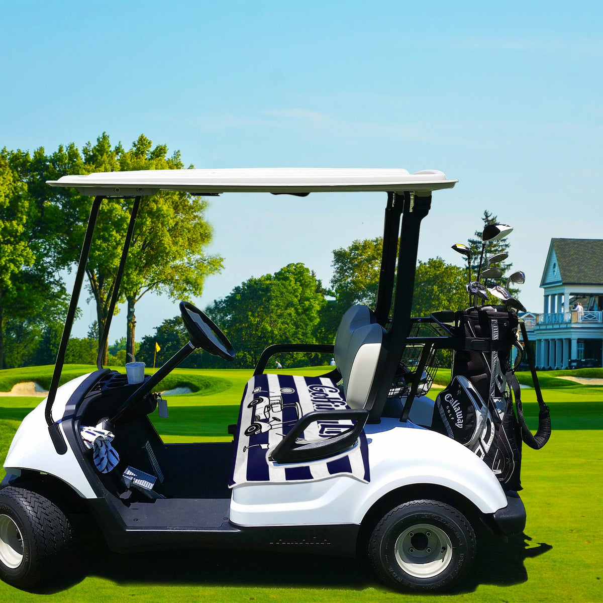 ENYORSEL golf-themed pattern adds style while guarding against wear.