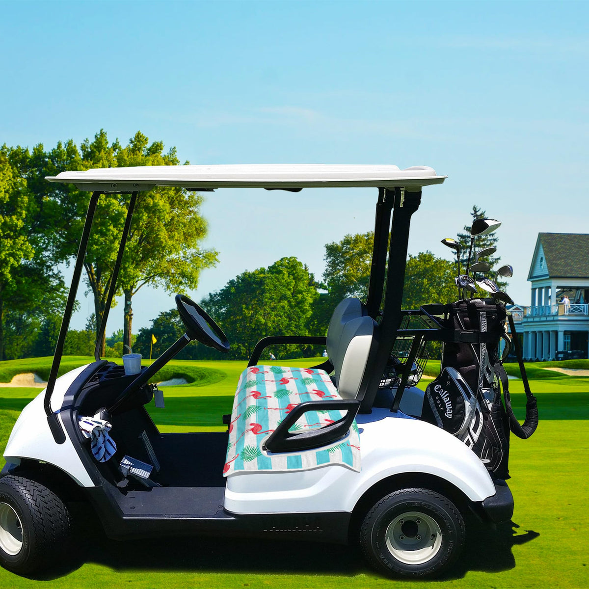 ENYORSEL machine-washable golf cart cover for easy care