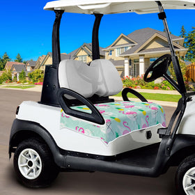 ENYORSEL pink flamingo seat towel brightening cart interiors