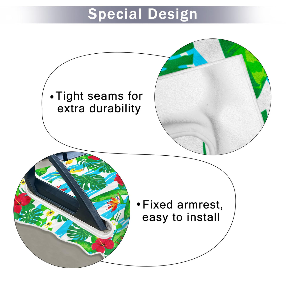 ENYORSEL soft microfiber seat towel highlights breathable comfort