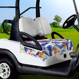 ENYORSEL side seat cover with banana leaf design adds style and quick cleanup