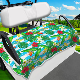 ENYORSEL tropical floral seat cover protects upholstery while adding style