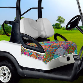 ENYORSEL two-seater fit seat cover for EZGO Yamahay Club Car carts.