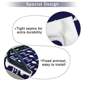 ENYORSEL universal-fit golf cart seat cover fits EZGO, Club Car, Icon and most two-seat carts.