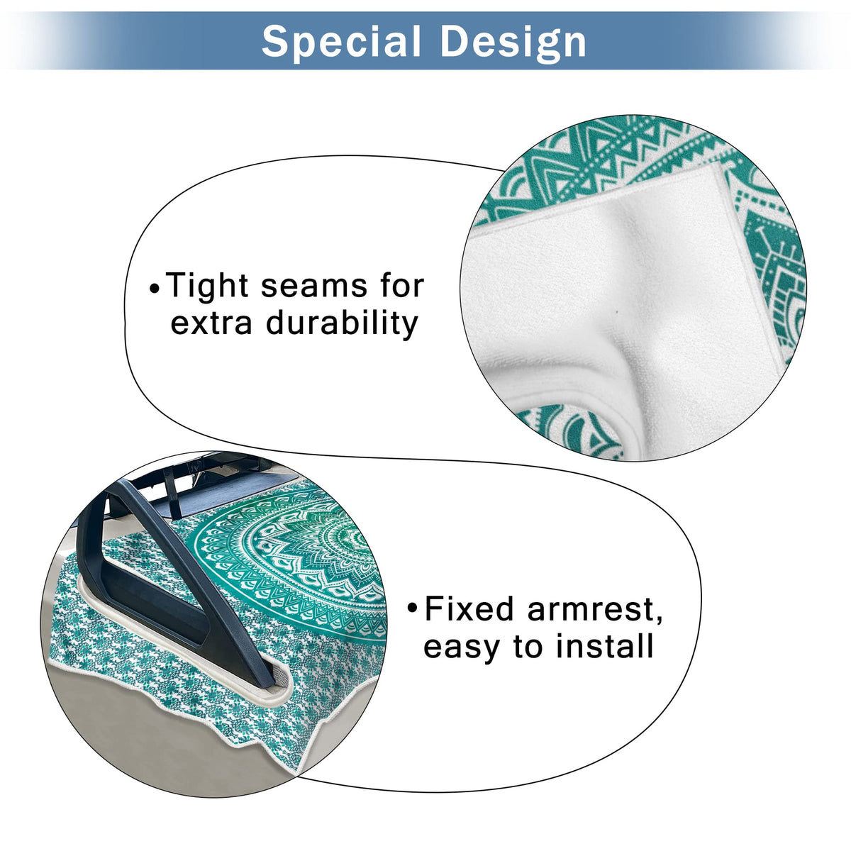 ENYORSEL universal-fit golf cart seats protect 2-to-4-seater models with easy installation