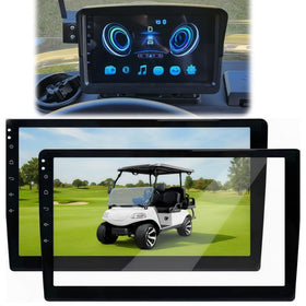 Eoho 9inch screen protector with left buttons shields EV display while maintaining clarity.