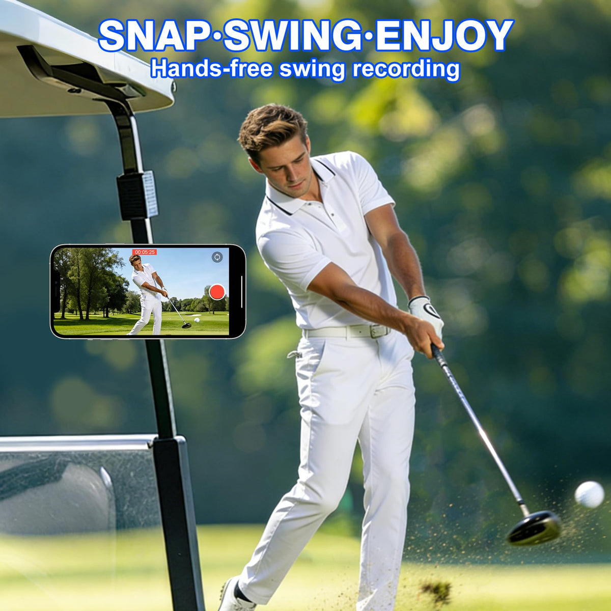 Epinovo all-metal construction ensures durability across daily golf sessions