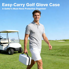 Epinovo case includes carabiner clip to attach to bags or carts.