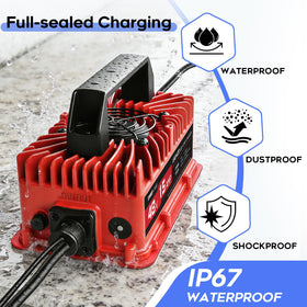 EPOWREY 15A charger aluminum shell for durability in harsh environments