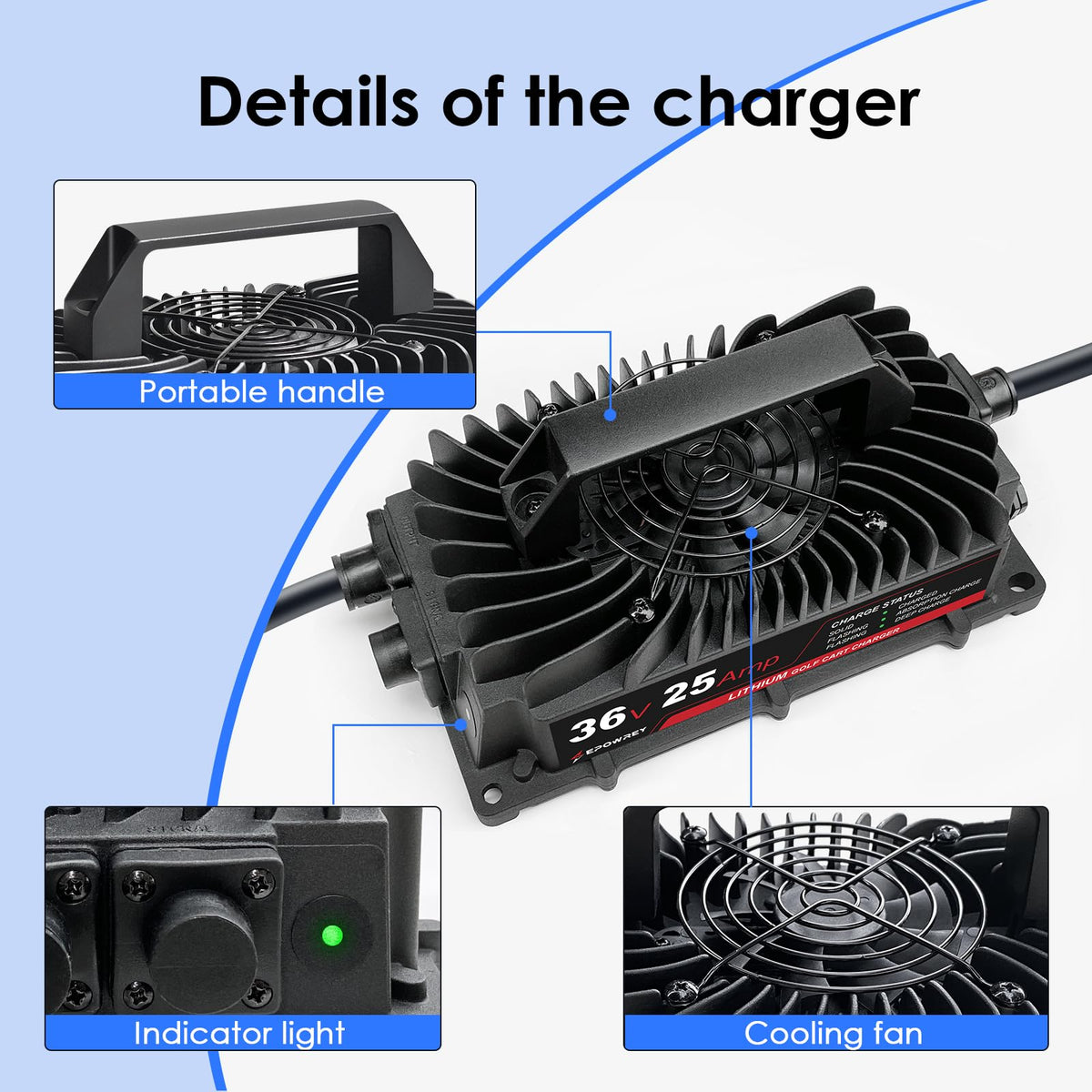 EPOWREY support and 1 year warranty included for peace of mind.