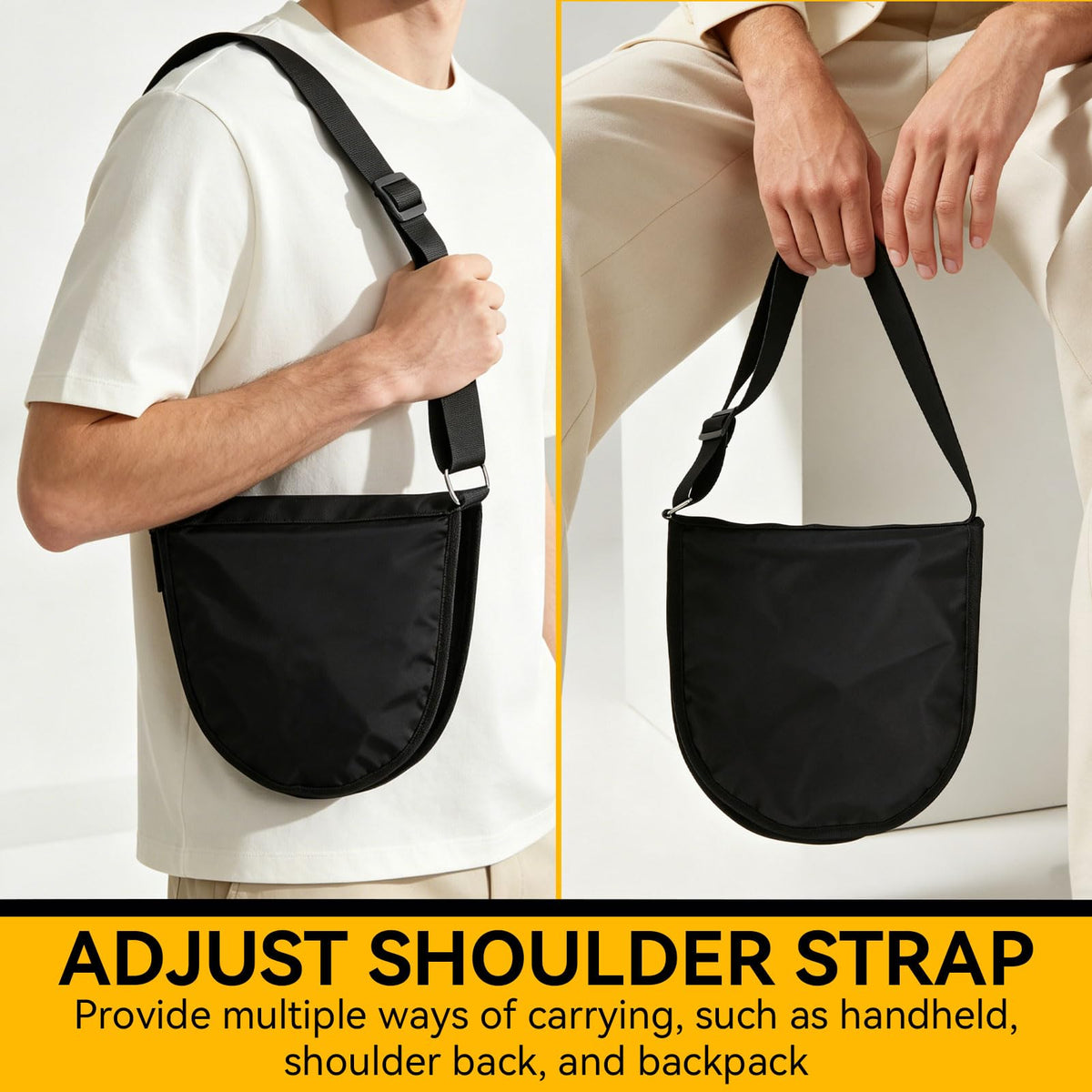 Equlup discus bag adjustable strap for flexible carrying