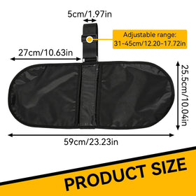 Equlup discus bag back view showing reinforced strap