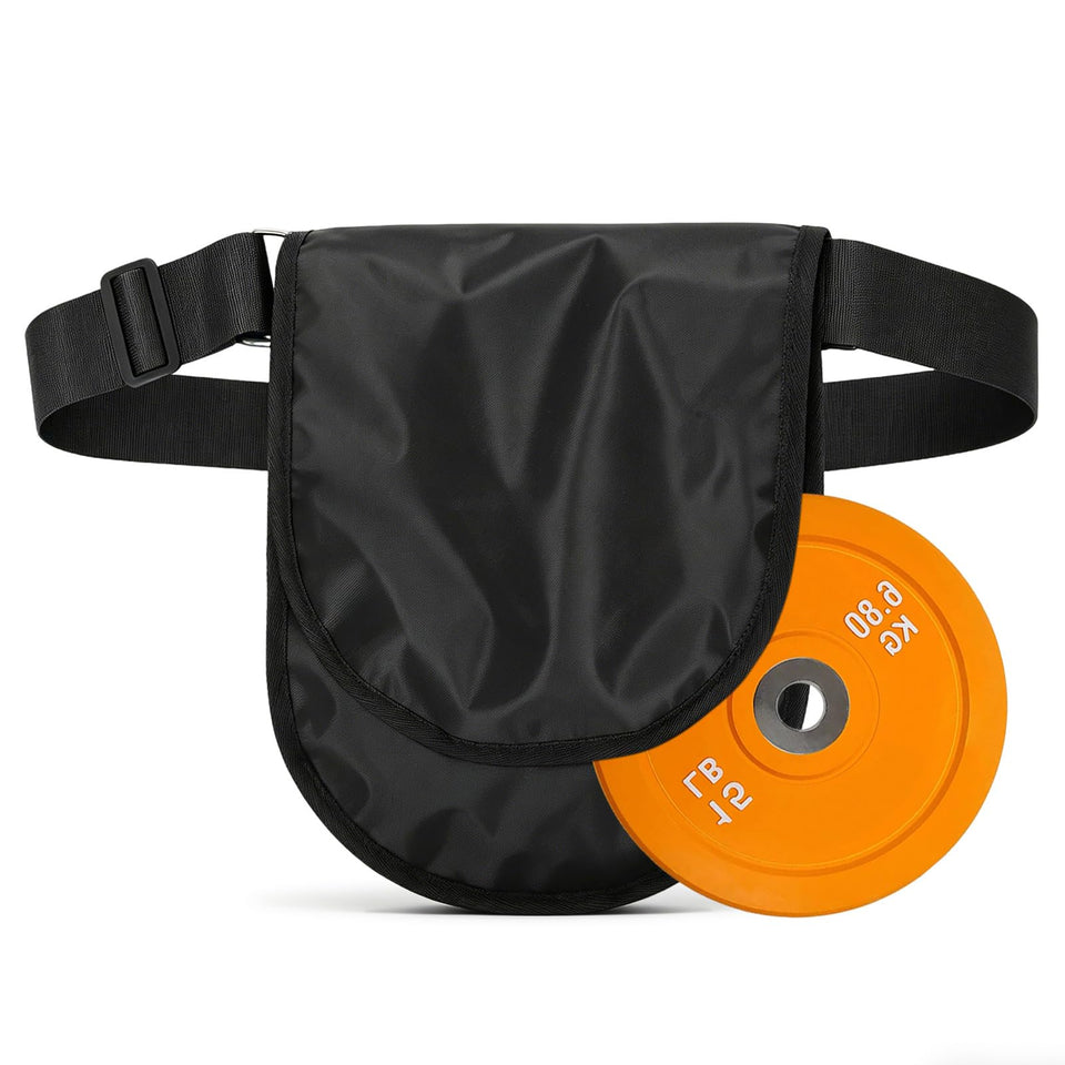 Equlup discus bag front view with dual pockets for organized gear