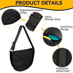Equlup discus bag interior ready to hold two discs securely