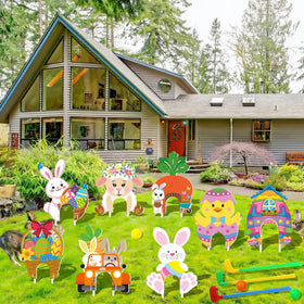 Ertyjikg Easter golf balls are sturdy, safe for indoor or outdoor use.