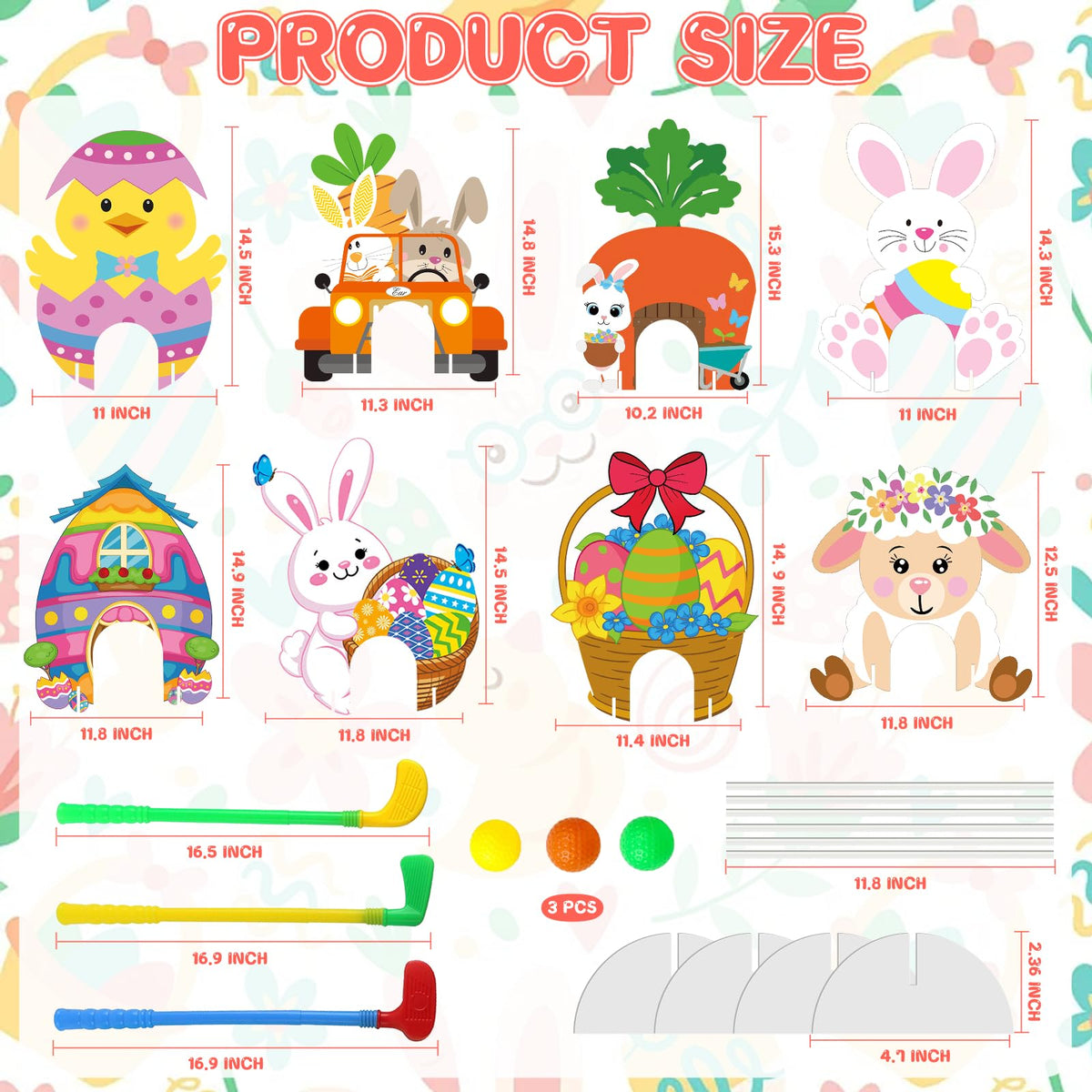 Ertyjikg Easter golf clubs provide durable, kid-friendly play for smiles.