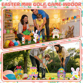 Ertyjikg indoor-outdoor play set offers versatile Easter fun options.