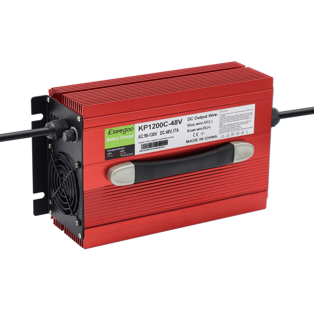 Compact, lightweight Eseegoo charger designed for easy portability