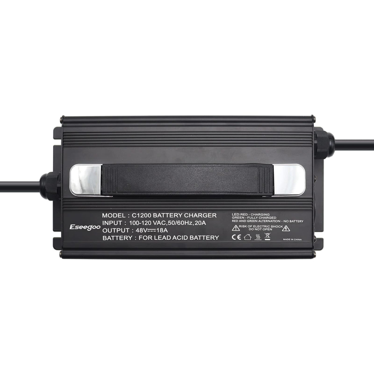 Lightweight portable 48V charger for garages and carts