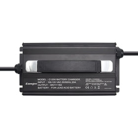 Lightweight portable 48V charger for garages and carts