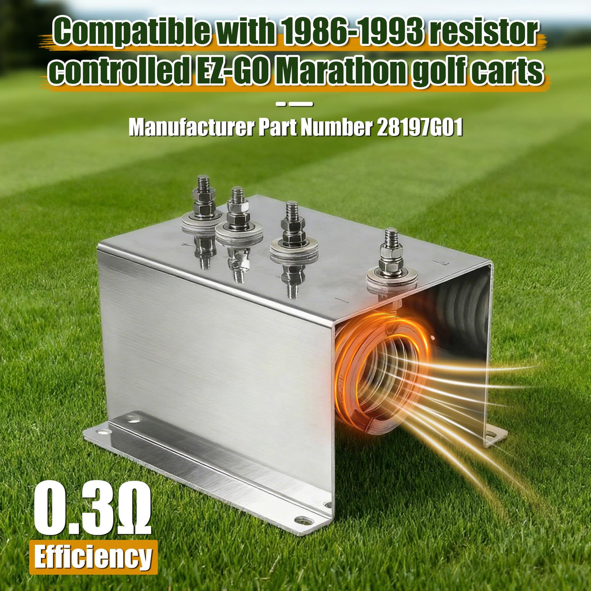 Euluese precision coil and terminal connection for robust electrical integrity.