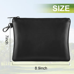 Euousu Golf Tee Pouch interior layout shows space for tees, markers, and phone.