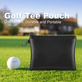 Euousu Golf Tee Pouch ideal for travel and tournament gifts.