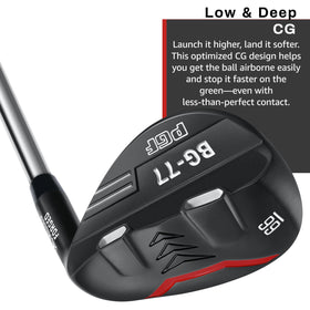 Euraka S8 BG77 60-degree sand wedge offers versatile control around greens.