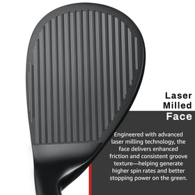 Euraka S8 BG77 cavity-back forgiveness adds perimeter weight for off-center hits.