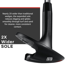 Euraka S8 BG-77 full-face grooves extend contact for toe hits