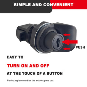 evan push button latch on cabinet door for secure storage