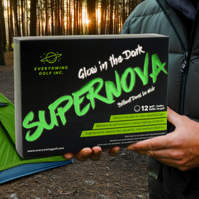 EVERYSWING GOLF Supernova glow ball offers solid feel and consistent flight.