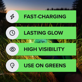 EVERYSWING GOLF Supernova glow ball delivers pro-grade feel and control.