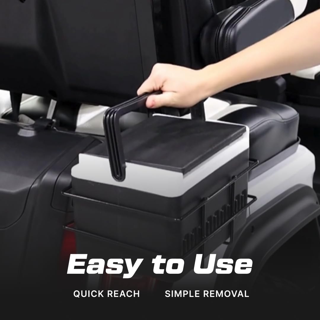 Evolution cooler compact design fits neatly without obstructing seating
