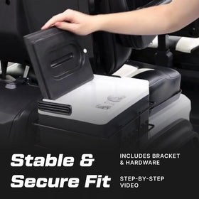 Up-close view of Evolution cooler hardware included in the kit
