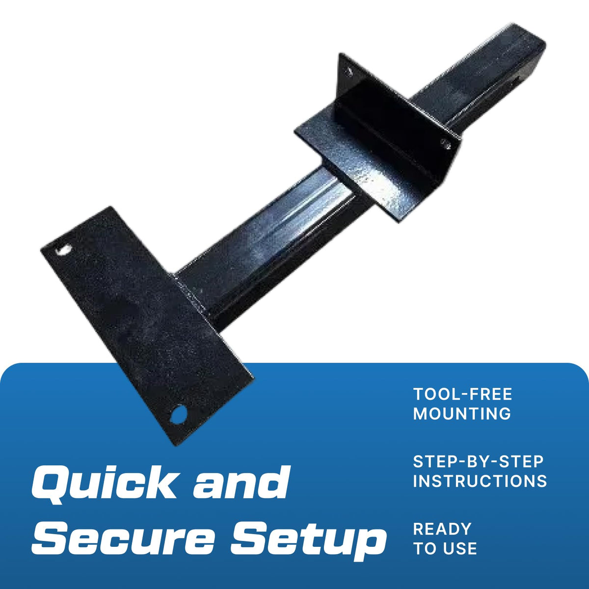 Evolution Golf Cart Hitch D2 heavy-steel-build promises lasting durability.