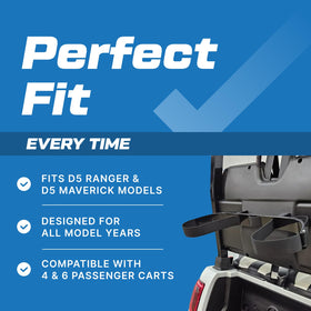 Evolution included hardware facilitates quick, tool-free installation