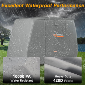 EVRBUL inside 50+ PU coating blocks sun to protect seats.