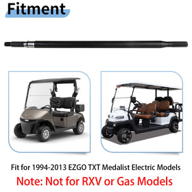 EvTok 20377-G11 replacement axle—essential spare for EZGO electric carts.