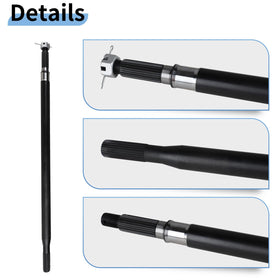 EvTok EZGO RXV driver-side axle shaft with seals and bearings for smooth operation.