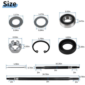 EvTok snap rings and washers kit enables precise assembly and secure fastening.